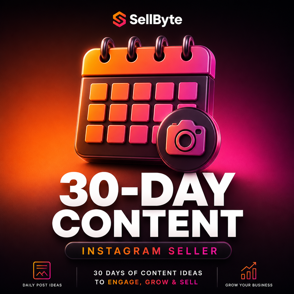 Instagram Seller 30-Day Kit