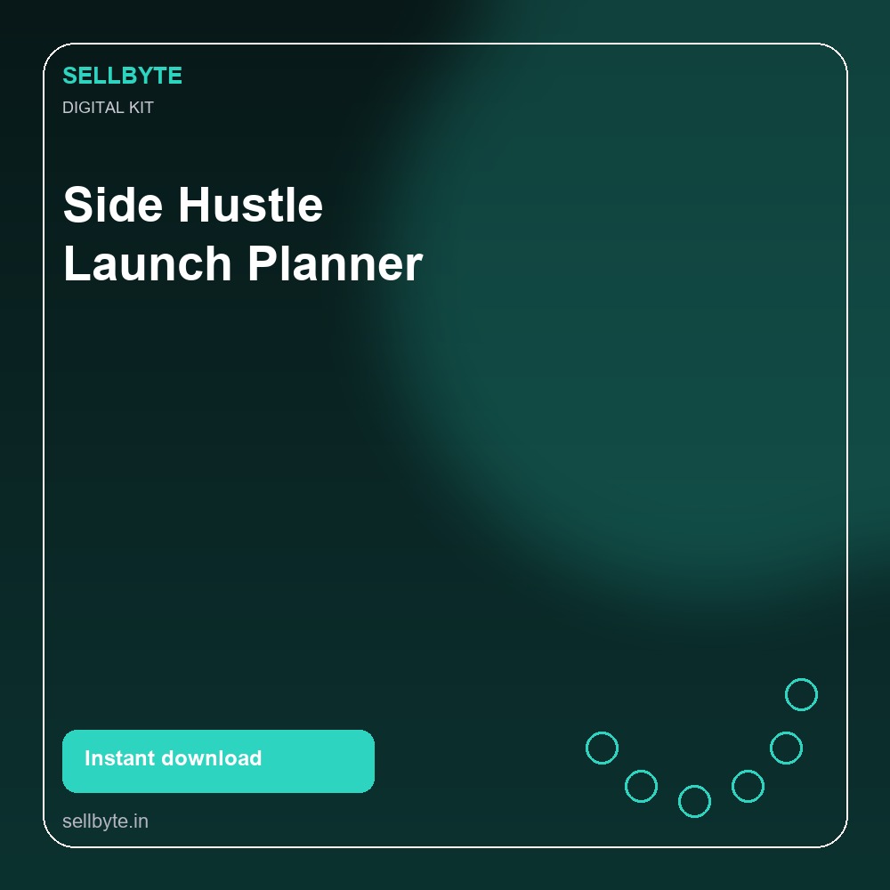 Side Hustle Launch Planner