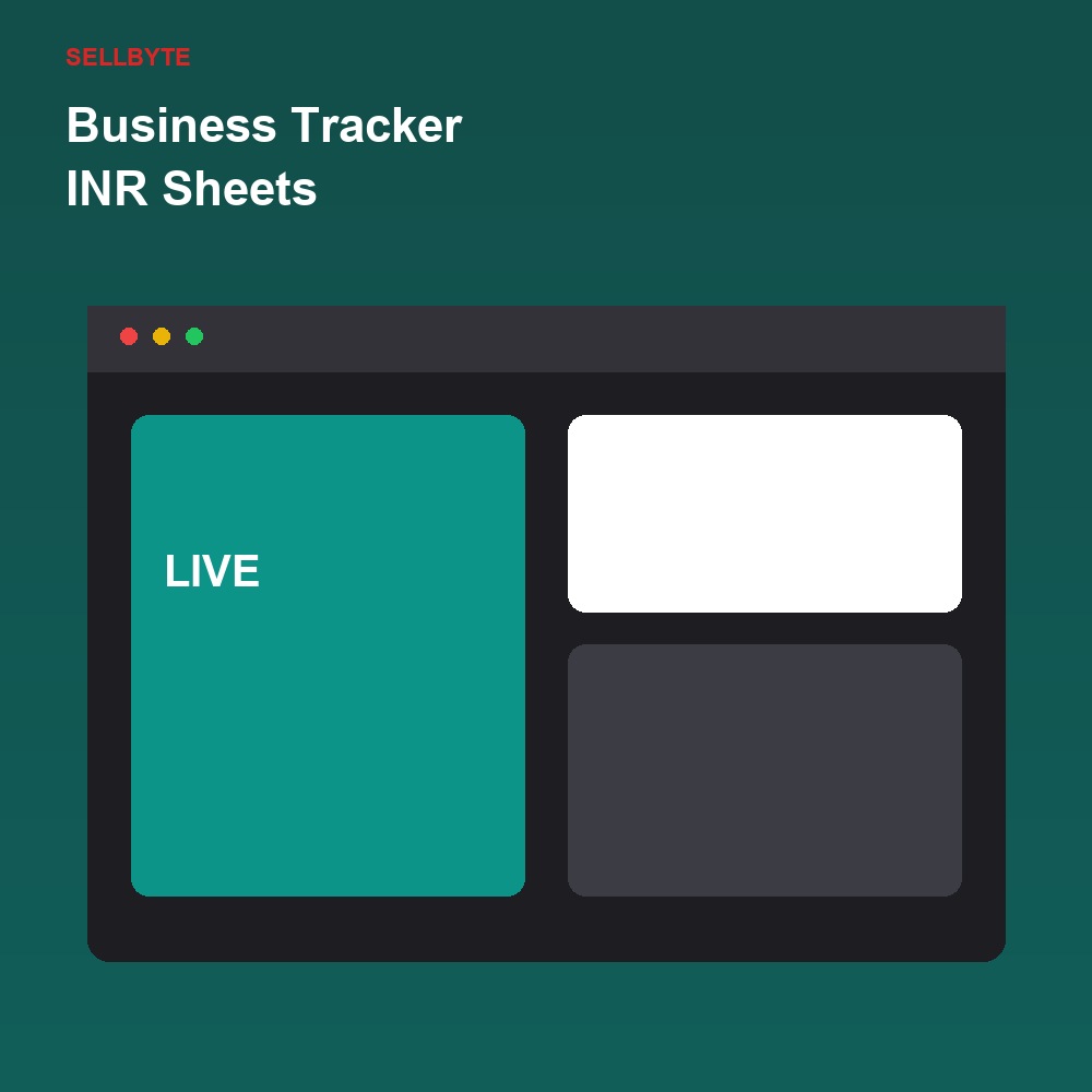 Simple Business Tracker (INR)