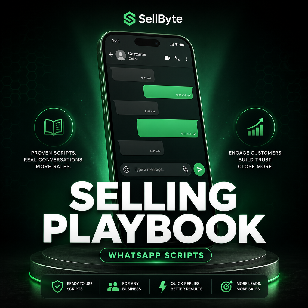 WhatsApp Selling Playbook